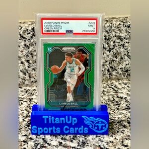 Lamelo Ball Green Prizm RC PSA 10